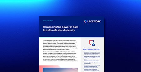 Harnessing the power of data to automate cloud security